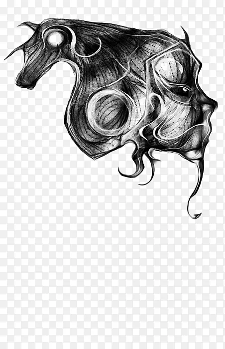 素描视觉艺术设计插图-酷艺术品