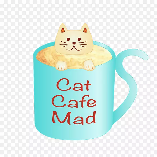 猫咖啡馆疯狂胡须咖啡雪佛龙1号麦迪逊大衣
