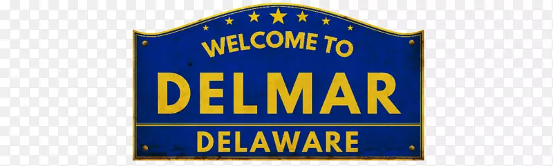 Delmar activ虫害控制解决方案标识商标-铁路轨道南部城镇
