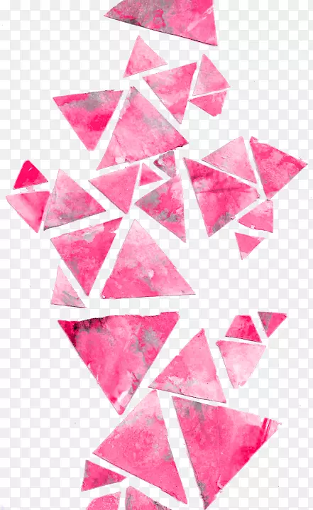 图像png图片绘制几何形状.粉红色欺凌引号