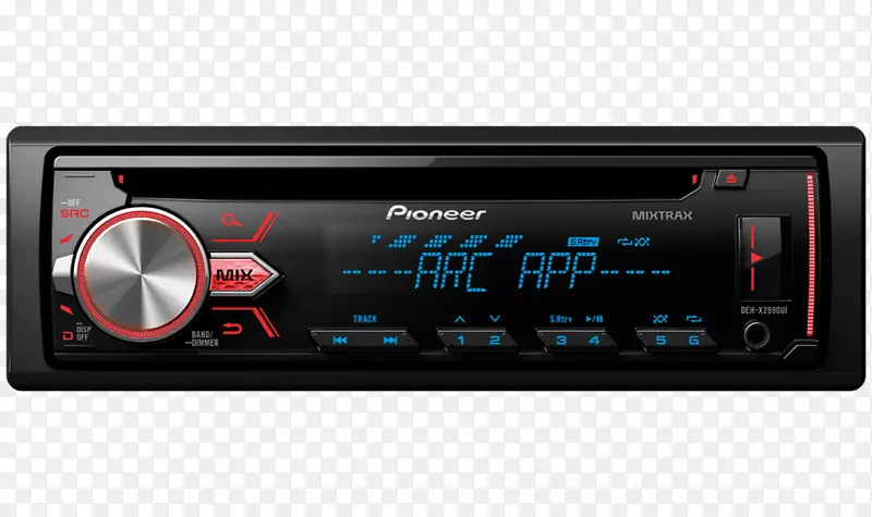车载音频收音机车载cd播放机压缩音频光盘先锋音频