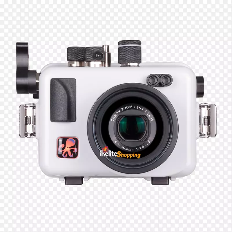 佳能PowerSpot G7 x Mark II 20.1 MP紧凑型数码相机-1080 p佳能g7x带佳能防水外壳和32 GB水下摄影相机-佳能g7x标记2