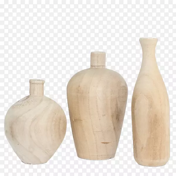 花瓶陶瓷陶器木器天然木器