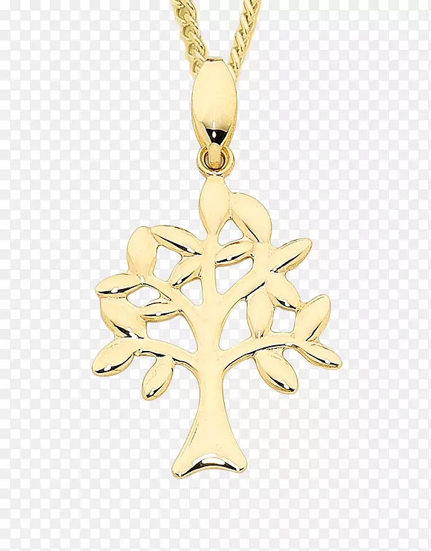 吊坠金项链象征珠宝生命之树项链