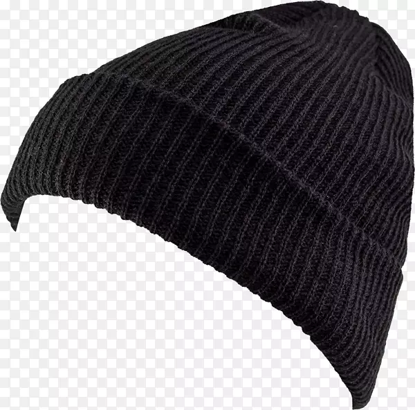 帽夹子艺术.黑色网眼针织