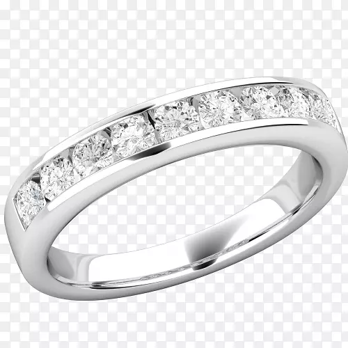永恒戒指，钻石，结婚戒指，蓝宝石-带无限带的坐垫