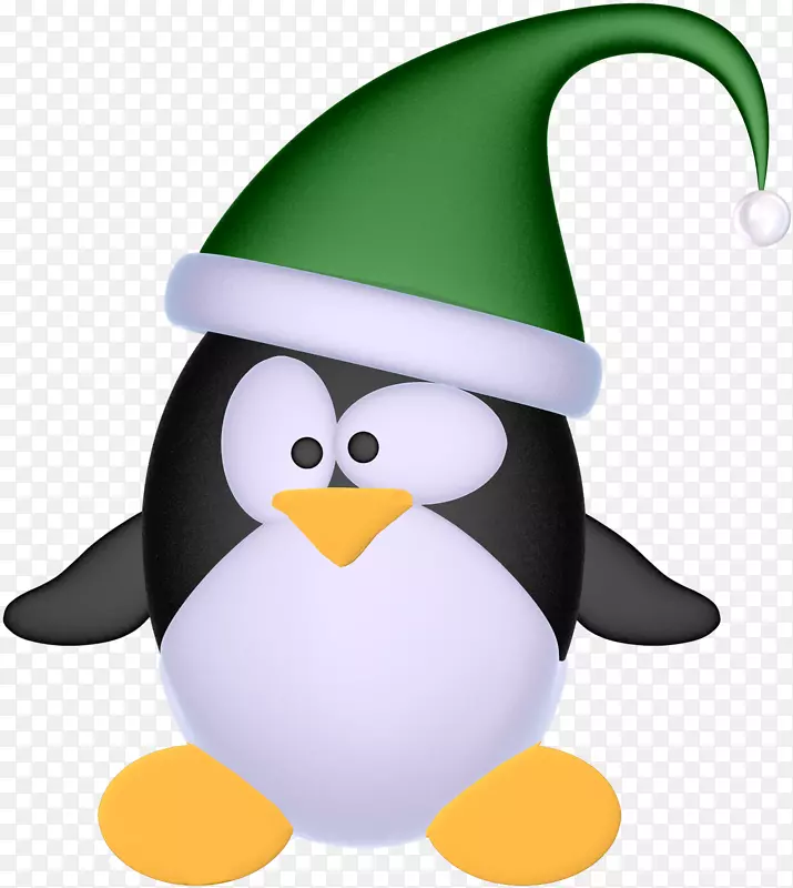 企鹅剪贴画图片插图桌面壁纸雪人帽篮