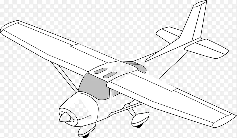 飞机固定翼飞机航空剪贴画飞机