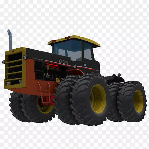 农业模拟器17拖拉机机动车辆轮胎模缩略图-福特反铲