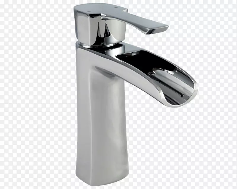 水龙头把手和控制碗槽浴室刷金属.现代浴室水槽