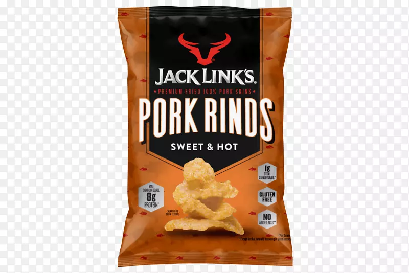 干薯片杰克林克的火焰烤威士忌釉猪肉条2.85盎司。鲍伯·福尔摩斯的“风味”(旁白)(9781515966647)直升机餐厅-猪皮