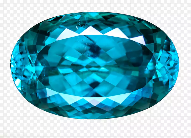 宝石天蓝色蓝宝石电气石宝石