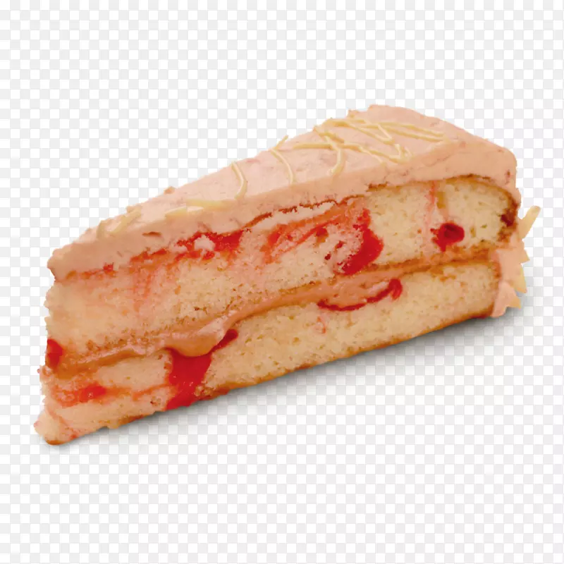 甜点草莓奶油蛋糕火腿奶酪三明治蛋糕