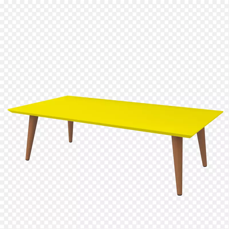 咖啡桌，客厅，曼哈顿舒适乌托邦，低矮长方形桌子家具.黄色咖啡桌