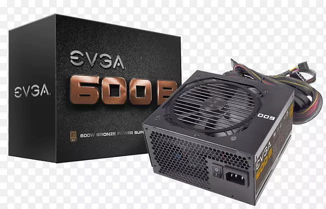 电源单元显卡和视频适配器evga 600b青铜电源600瓦80+电源转换器nvidia pc主种族