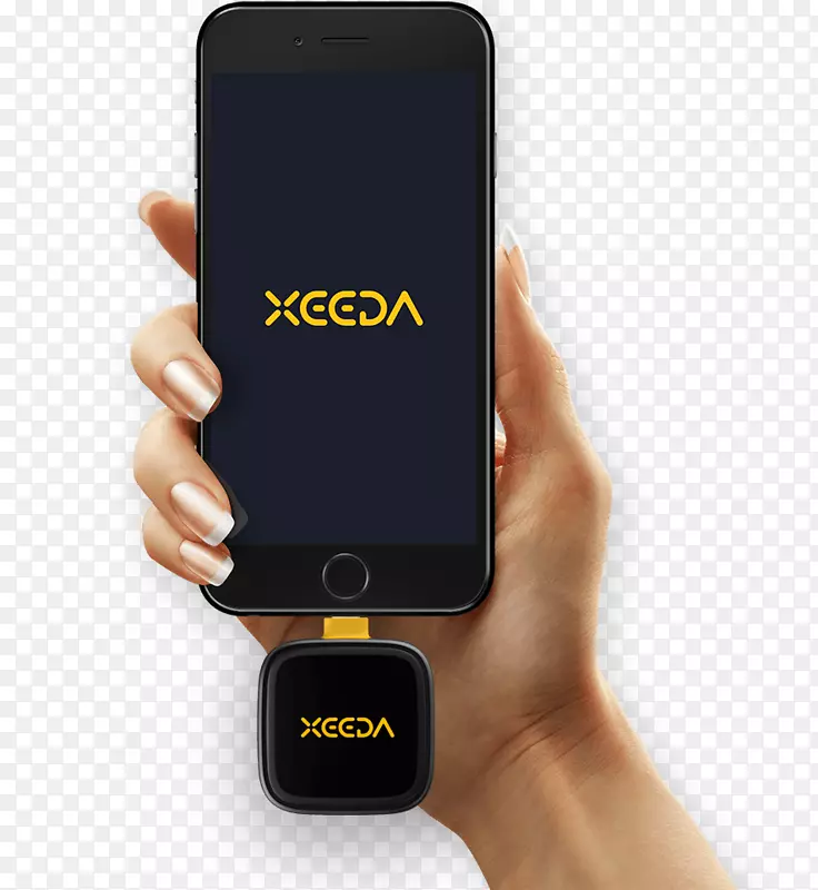 iPhone智能手机应用程序xeeda，Inc.手持设备-比特币钱包应用程序