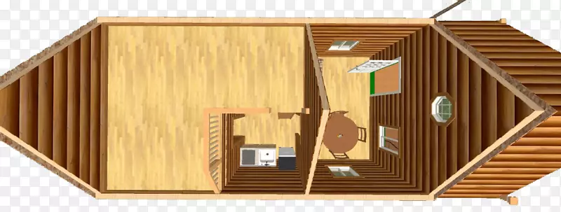 木屋平面图-木屋阁楼