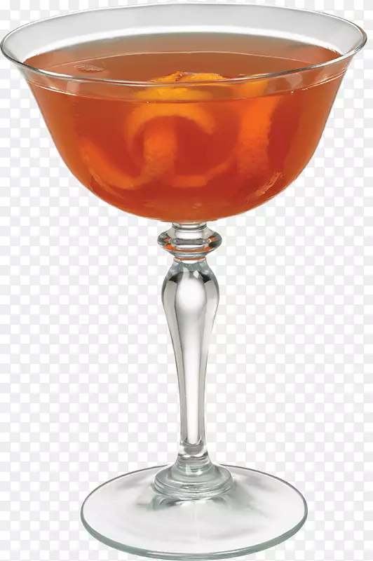 酸黑麦威士忌鸡尾酒酒杯曼哈顿血橙汁