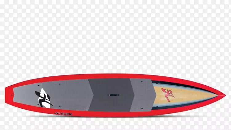 起立桨板划冲浪板-红鲈鱼船在水上