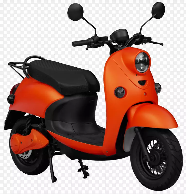 电动汽车摩托车动力滑板车橙色