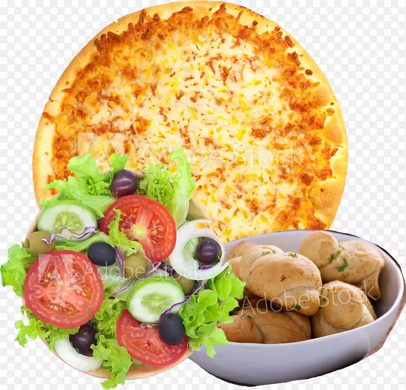 比萨饼，意大利菜，奶酪，摄影，素食-大蒜节