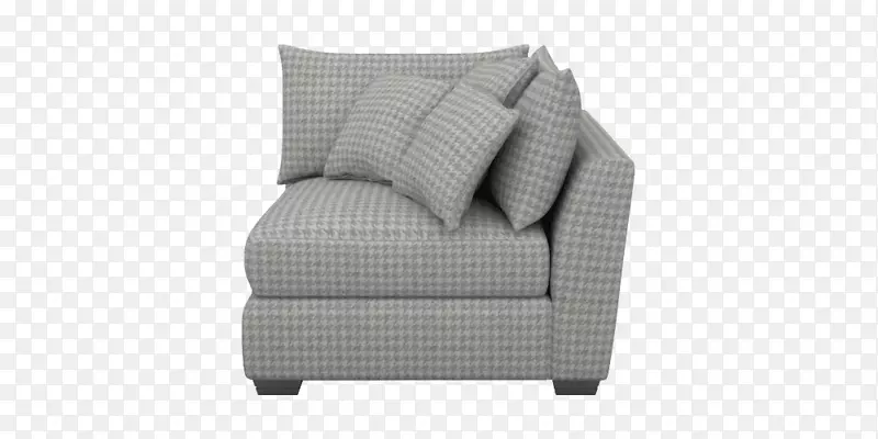 俱乐部椅汽车沙发垫滑盖-紫色灰色起居室设计思路