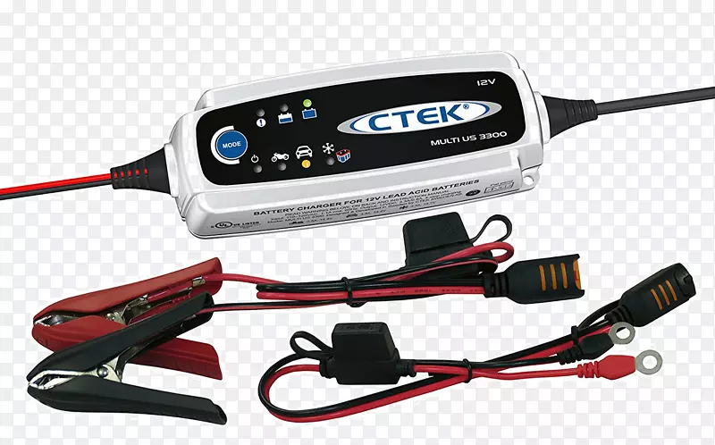 交流适配器ctek多US 3300电池充电器56-158电动电池汽车电池招标