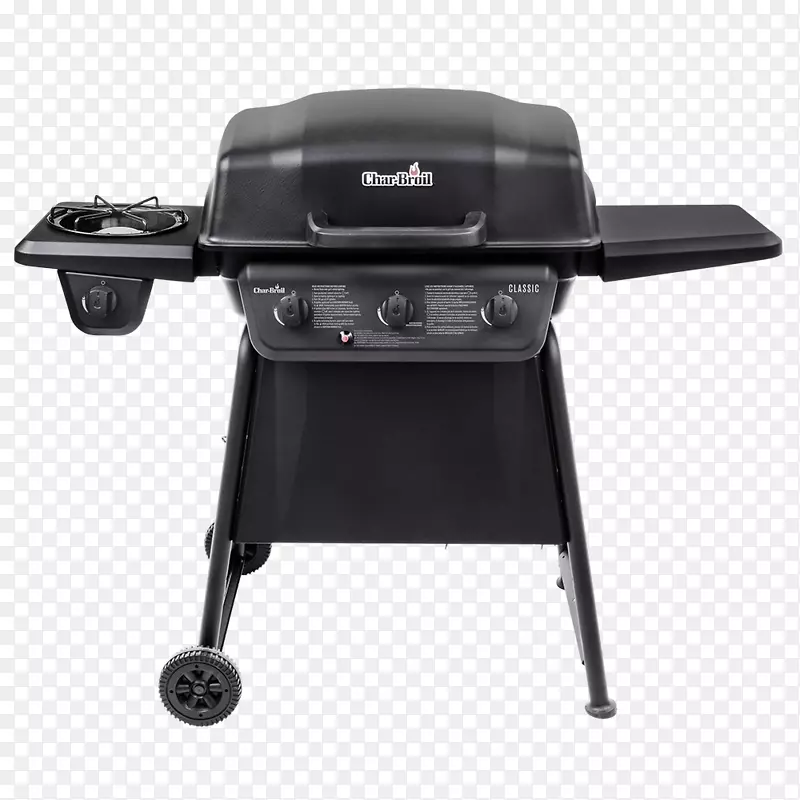 烧烤焦炭-经典系列烤架-带有侧格栅的煤气烤架
