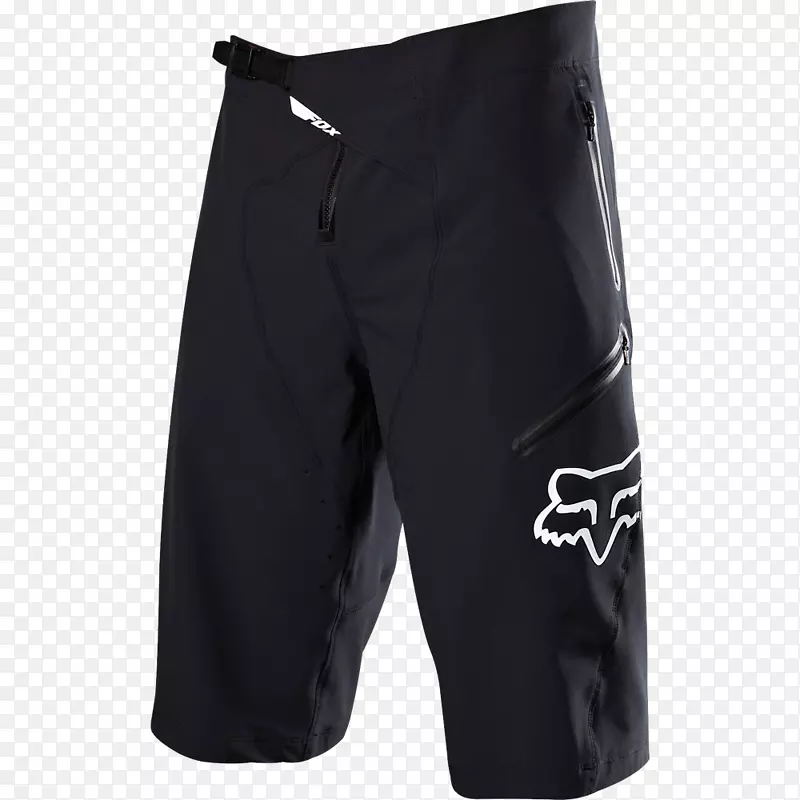 福克斯赛车演示dh男子自行车短裤-黑色紧身裤衣服自行车.自行车短裤