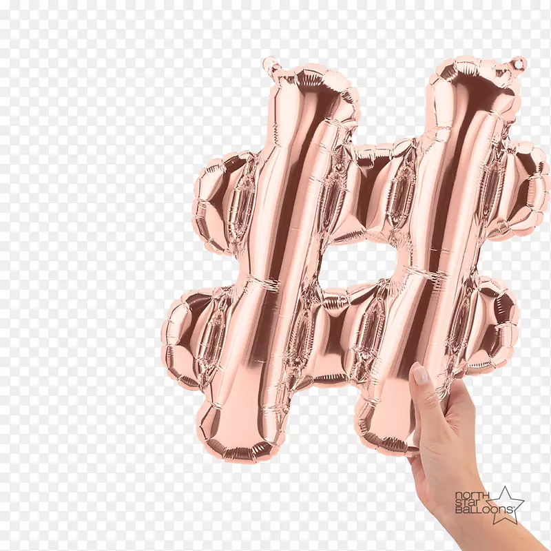 气球黄金标签生日派对-气球