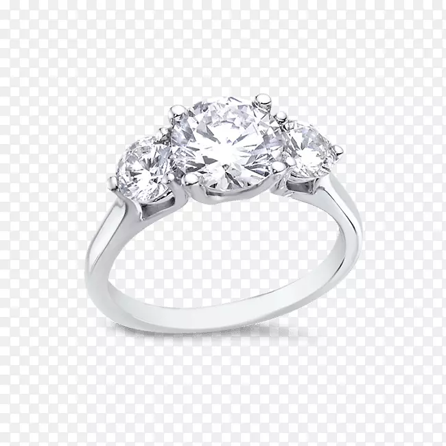 结婚戒指银身珠宝.无限带立方氧化锆