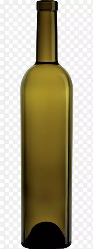 白葡萄酒酒瓶玻璃旧瓶灯