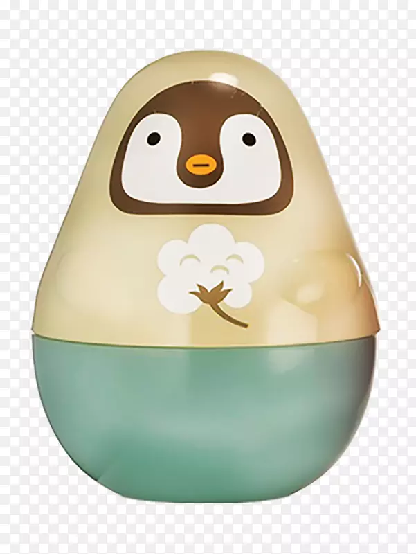 奶油乳液化妆品保湿剂企鹅蓝2层楼