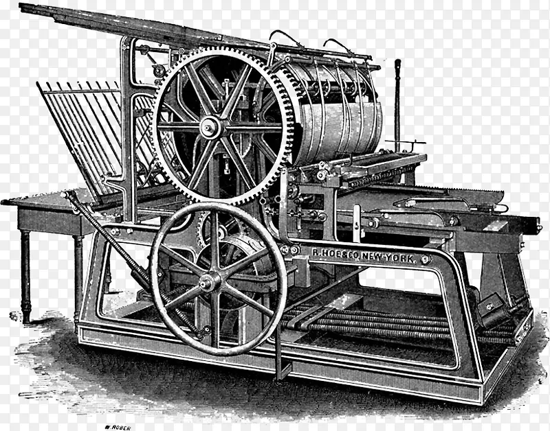 印刷机发明复兴纸-版印刷