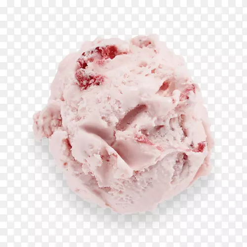 那不勒斯冰淇淋口味草莓太妃糖布丁