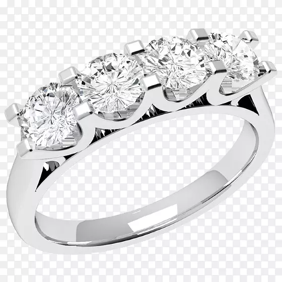 永恒戒指结婚戒指钻石银永恒钻石戒指女人