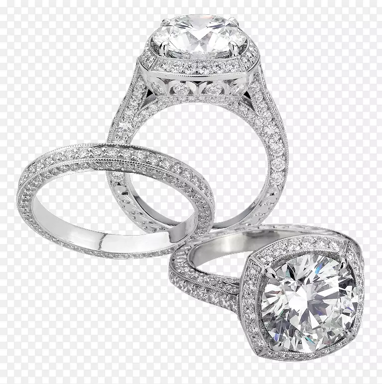 订婚戒指珠宝婚礼独特的订婚戒指