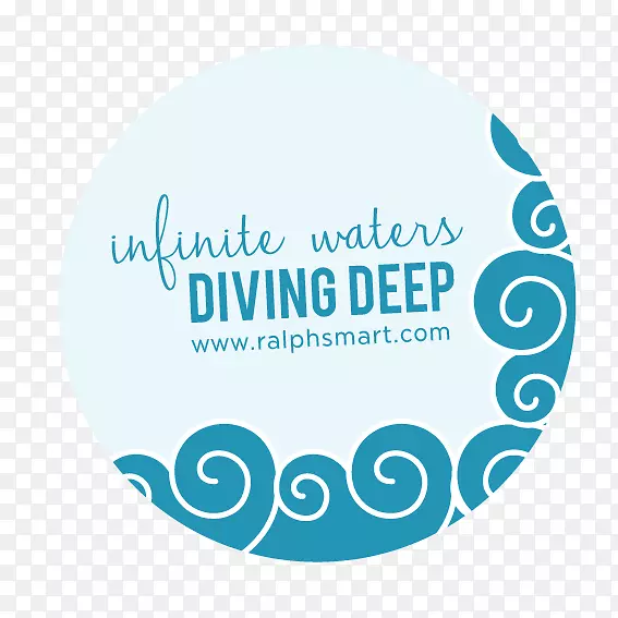 无限水域(潜水深度)心理学家标志作者设计-潜水深对话