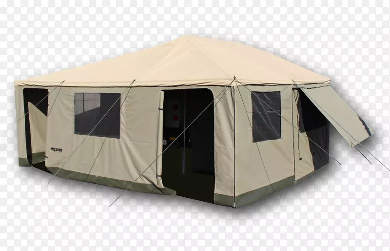 帐篷露营非洲帆布拖车夜间帐篷在树林里露营