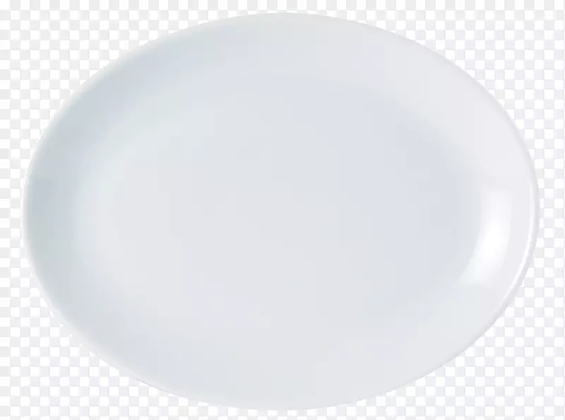阿尔茨堡竞技场早餐盘，22厘米餐具ARZBERG陶瓷纯白色椭圆形盘子-包装6 36厘米14英寸烤肉盘展示