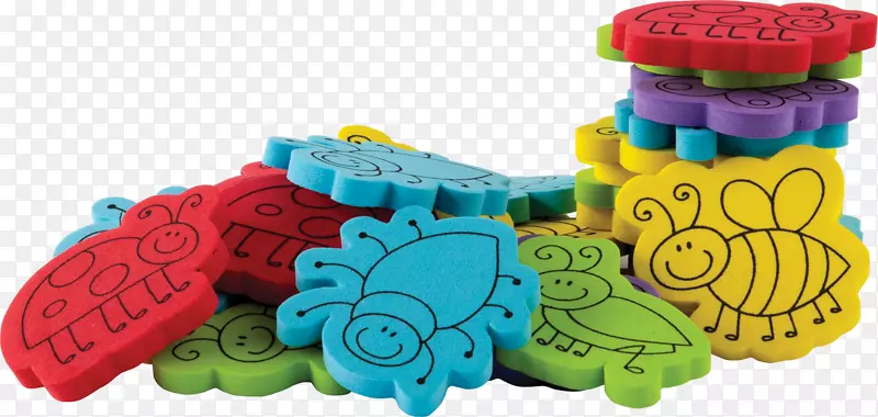 玩具学习资源后院臭虫计数器设置泡沫儿童数学计数器