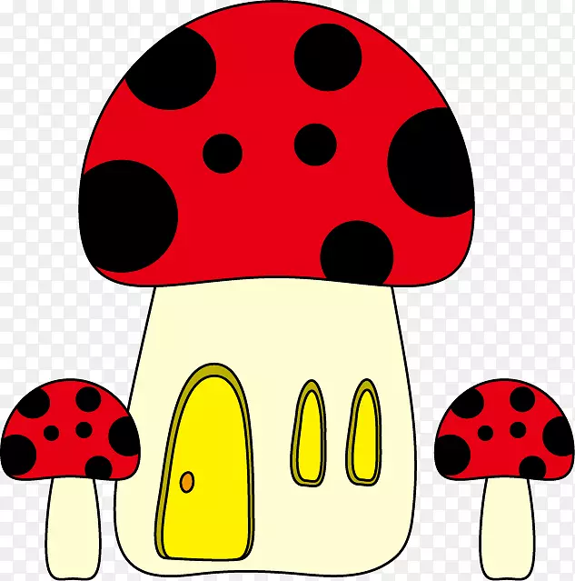 剪贴画插画蘑菇秋季-十一月一日