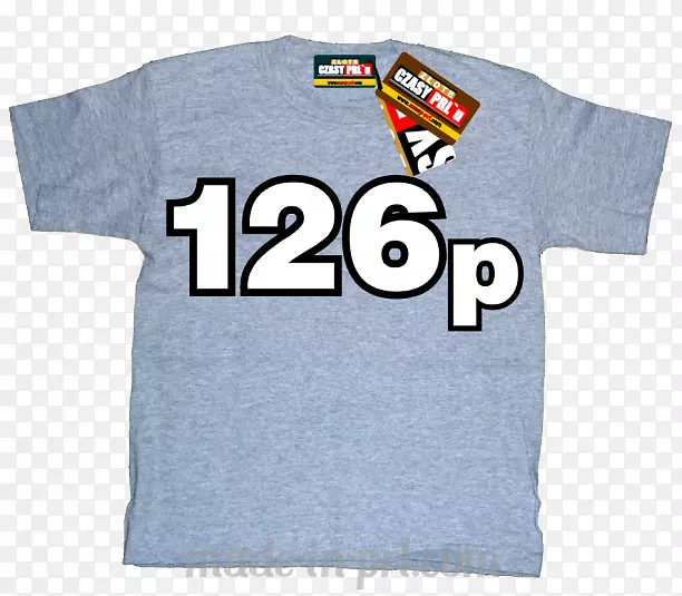 t恤运动迷运动衫标志袖-菲亚特126