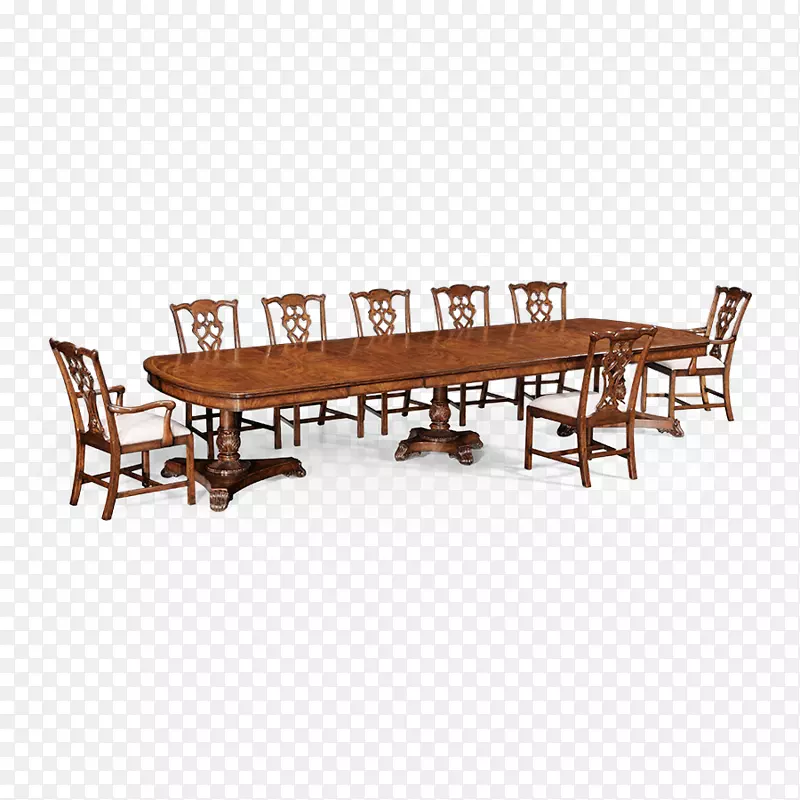 餐桌餐厅椅子家具胡桃木餐桌