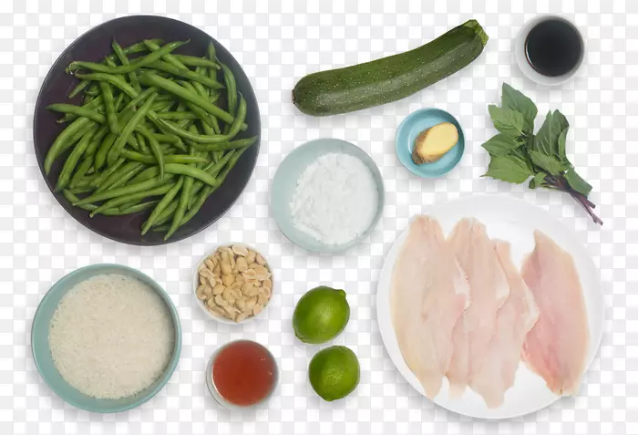 青菜、素食、食物配方、配料-辣椒豆、大米