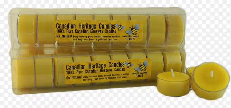 加拿大传统蜡烛蜂蜡烛台蜂蜜蜂蜡蜡烛