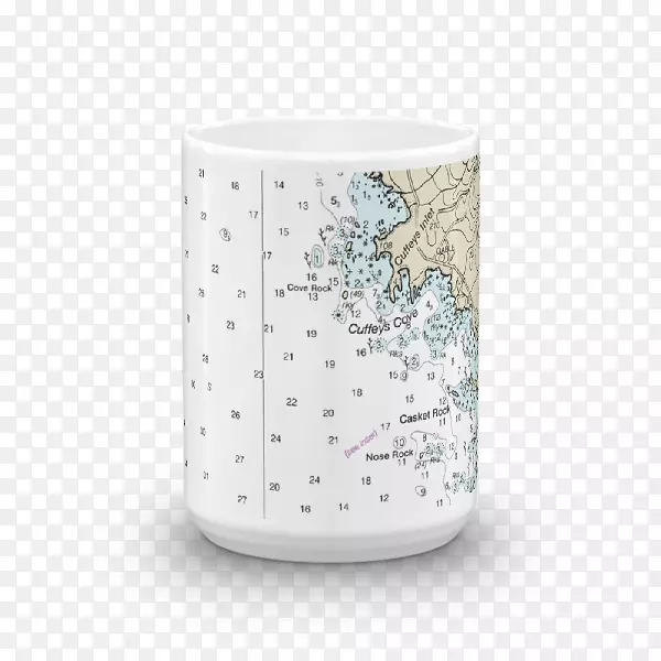 瓷杯产品设计-缅因州青白陶器杯
