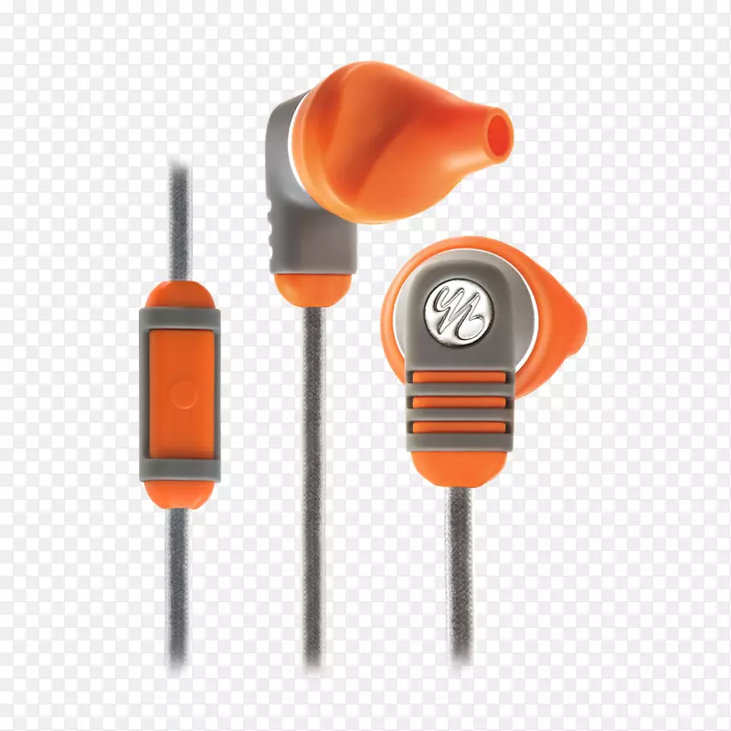 风投系列风投耳机，带麦克风/音量控制的苹果iOS设备？烧焦的橙色/灰色的芽风投杜罗？哈曼？尤尔芽风投-jbl耳机。