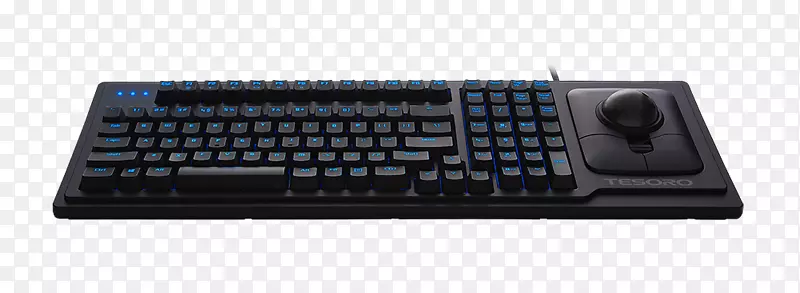 电脑键盘数字键盘电脑鼠标空格键轨迹球YouTube游戏耳机蓝色