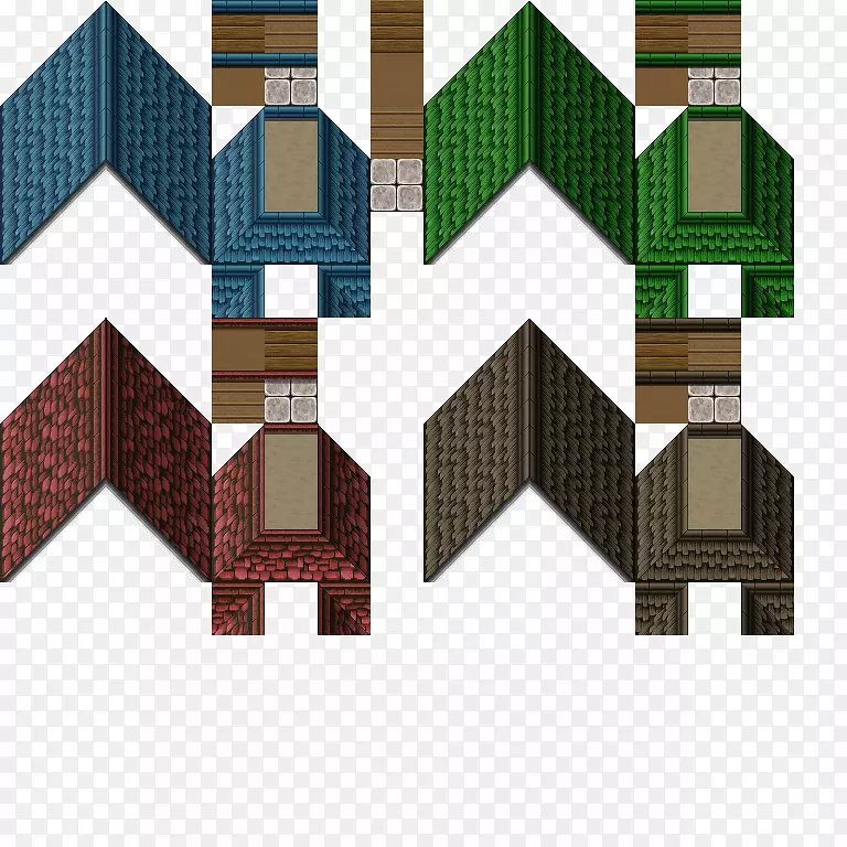 立面产品设计平方米花纹角砖屋面形状